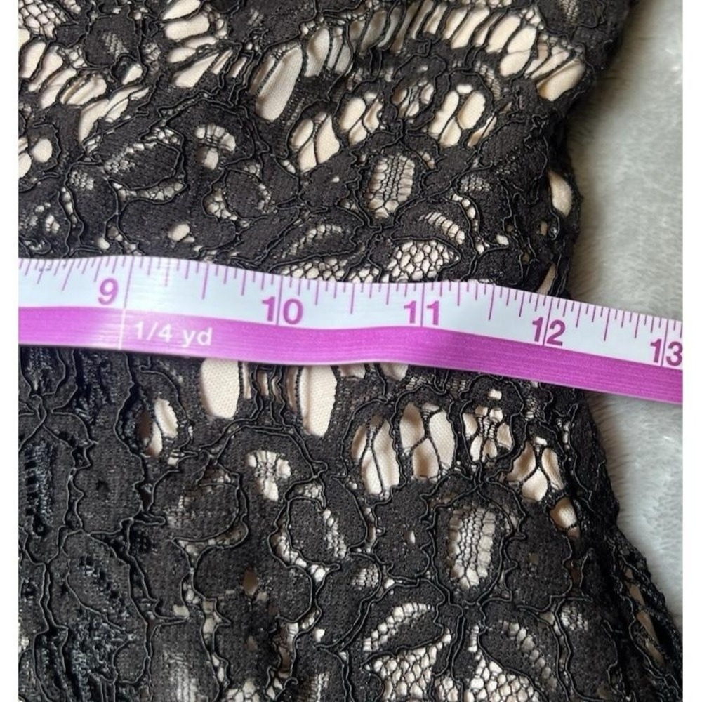 Speechless Womens Size Small Lace Halter Dress Black Fit Flare Party Cocktail - Picture 9 of 16